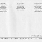 “Profiles”, FSU Faculty Exhibition, catalog