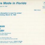 “More Made in Florida”, Gillman Stein Gallery, postcard