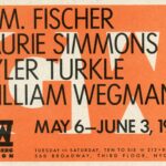 5/1989 – 00010023 – “R.M. Fischer, Laurie Simmons, Tyler Turkle”, Greenberg Wilson, postcard