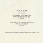 “Art At The End of The Social”, Rooseum, Malmo, postcard “Art At The End of The Social”, Rooseum, Malmo, postcard