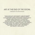 “Art At The End of The Social”, Rooseum, Malmo, postcard “Art At The End of The Social”, Rooseum, Malmo, postcard