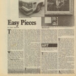 VILLAGE VOICE, “Easy Pieces”, “New Criterion” (at CABLE)