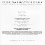“Florida Photogenesis”, FSU Art Museum, catalog