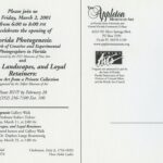 “Florida Photogenesis”, traveling, Appleton Museum, Ocala, card