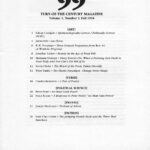 "Plastic Paradigm", "99" Turn of the Century Magazine, Volume 1, Number 2, Fall 1994