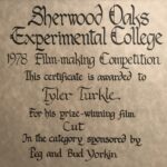 Sherwood Oaks Experimental Film Festival, Los Angeles, program