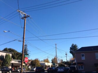 Wires and Poles with Still Life